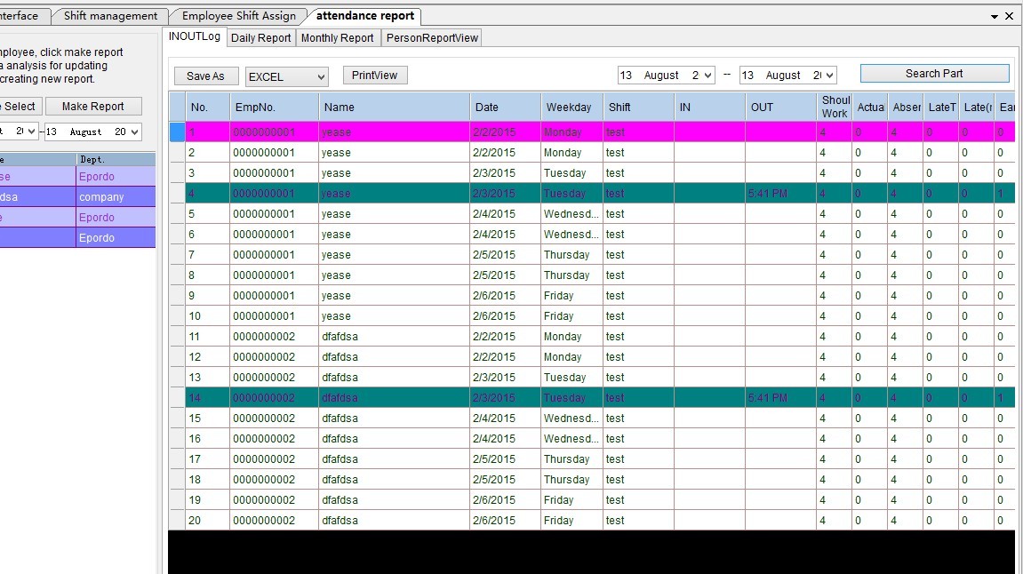 Face Recognition Time Attendance and Access Control System